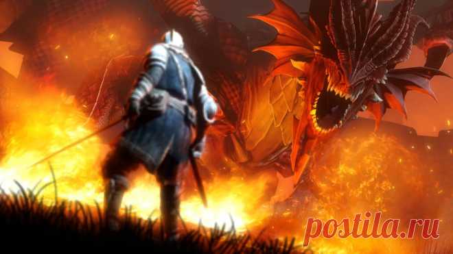 Download Dark Souls Fire Dragon Wallpaper | Wallpapers.com Download Dark Souls Fire Dragon wallpaper for your desktop, mobile phone and table. Multiple sizes available for all screen sizes. 100% Free and No Sign-Up Required.