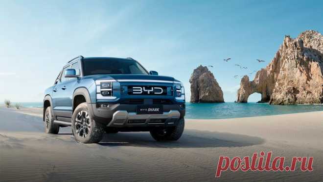 Пикап BYD Shark PHEV: среднеразмерный грузовик с подключаемой гибридной силовой установкой