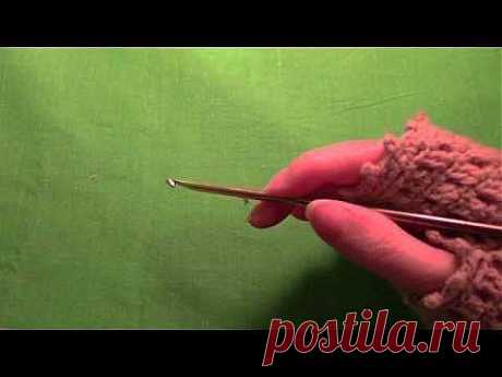 Как связать крючком простую петлю цепочки (How to crochet simple chain) Базовый урок 1 - YouTube