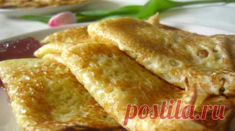 Заварные блины лучший рецепт