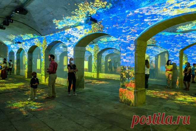Monet e Klimt no Reservatório da Mãe d’Água das Amoreiras num espetáculo imersivo único - Lisboa Secreta