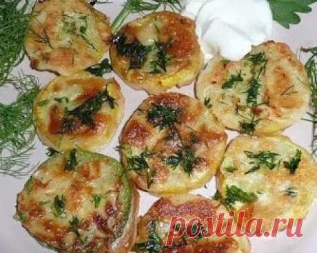 Кабачки в чесночном кляре