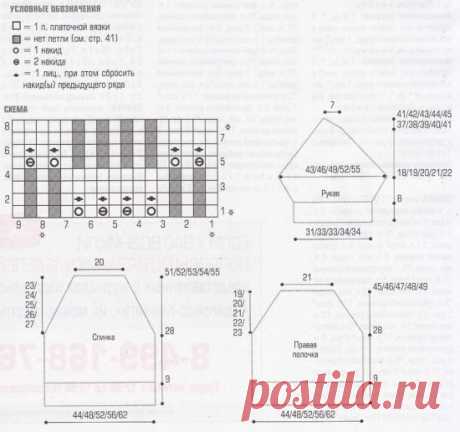 Кофточка реглан из льняной пряжи