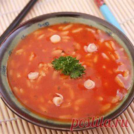 Томатный суп с диким рисом рецепт – вегетарианская еда: супы