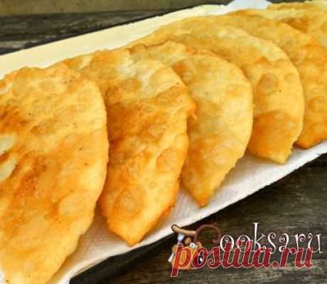 Чебуреки с куриным фаршем и сыром фото рецепт приготовления
