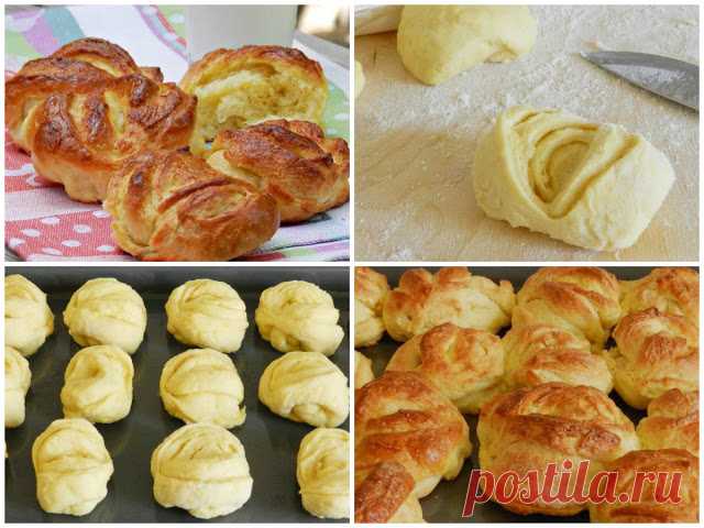 Булочки с сахаром в духовке фото