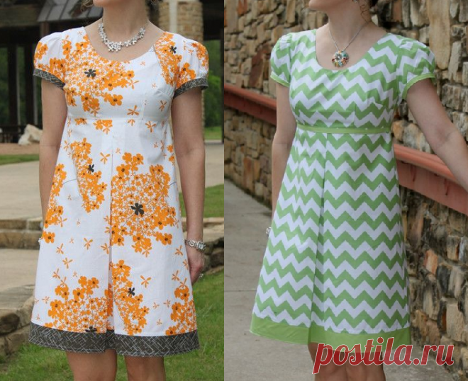 Vestido vintage com prega - DIY - molde, corte e costura - Marlene Mukai