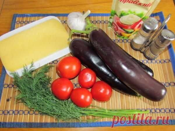 Баклажаны с сыром и помидорами в духовке - Простые рецепты Овкусе.ру