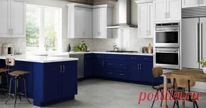 (4) Marketplace - White and Blue kitchen cabinets ! | Facebook