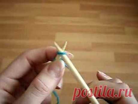How to Knit: The Cable Cast-On Method - YouTube
