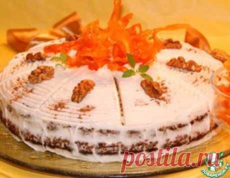 Ароматный морковный торт – кулинарный рецепт