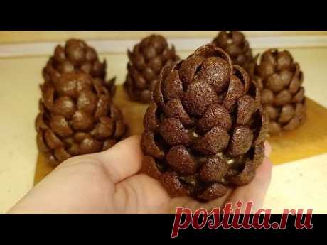 Шишки из трёх ингредиентов без выпечки
