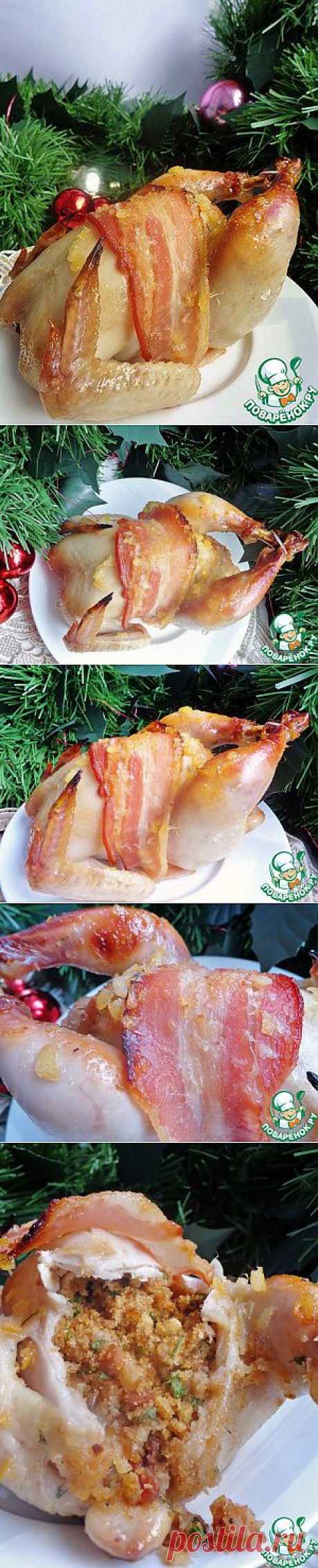 Перепёлки с виски и мармеладом - кулинарный рецепт