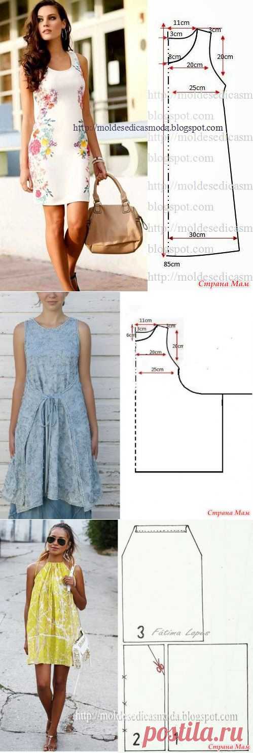Интересные модели и простые выкройки - 3 (сарафаны и платья) - Шитье - Женский Мир