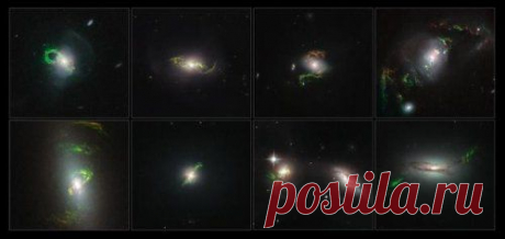 Снимки телескопа Hubble - призрачные следы, оставленные квазарами, существовавшими в далеком прошлом » DailyTechInfo - Новости науки и технологий, новинки техники.