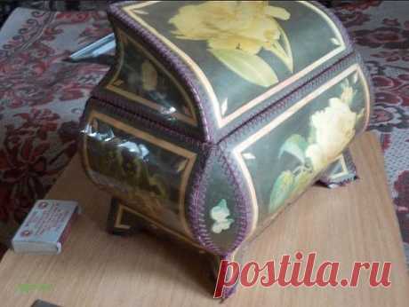 Шкатулки из открыток
