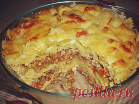 Сытная запеканка.