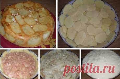 Простые и вкусные рецепты!: Сытный пирог - это потрясающе!