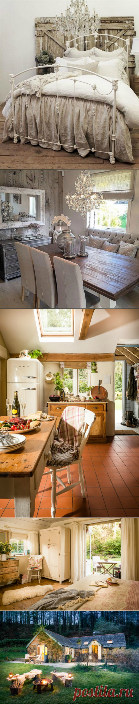 СТИЛЬ РУСТИК (RUSTIC CHIC) В ЗАГОРОДНОМ ДОМЕ