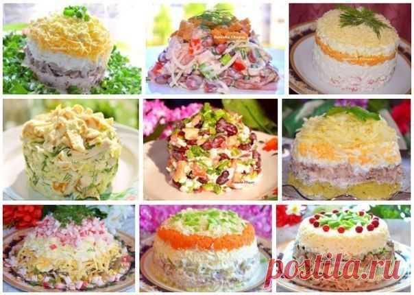 РЕЦЕПТЫ ВКУСНЫХ САЛАТОВ | Готовим вместе