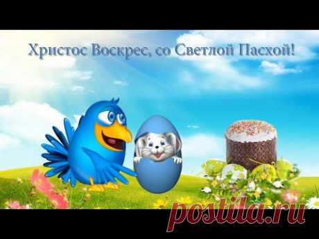 Забавная пасхальная открытка Happy Easter! - YouTube