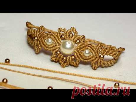 БРАСЛЕТ МАКРАМЕ. MACRAME BRACELET.