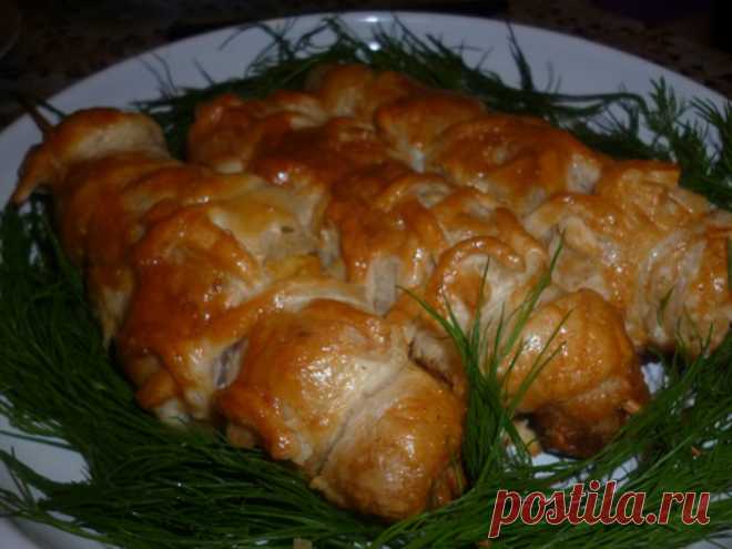 Зимний шашлычок в шубке