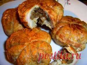 Мясные колобки с начинкой
