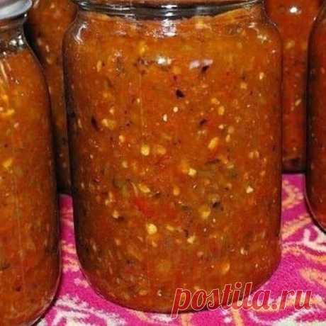 ЗАКУСКА ИЗ КАБАЧКОВ И БОЛГАРСКОГО ПЕРЦА.