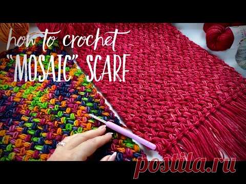 Это что-то… Самый роскошный шарф крючком! 🦄 Мастер-класс для начинающих!