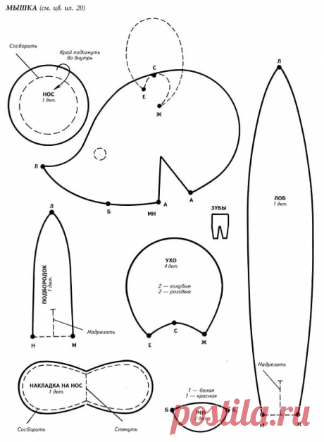 выкройка мышки из ткани пошагово: 8 тыс изображений найдено в Яндекс.Картинках