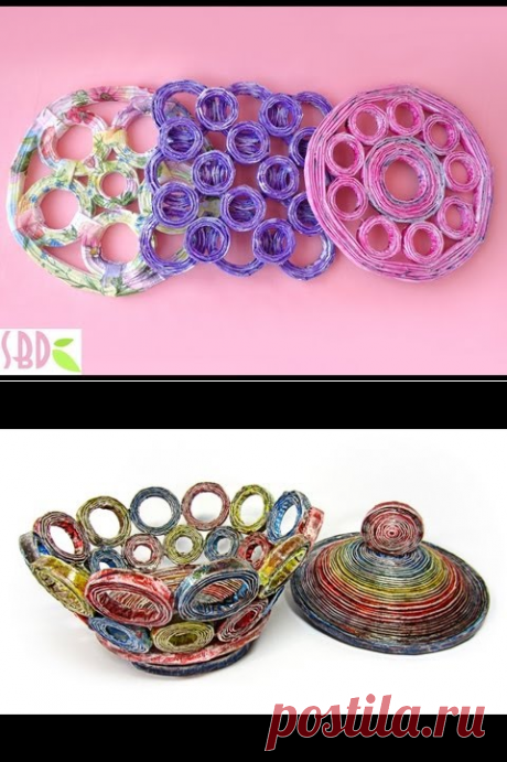 Sottopentola con carta riciclata - Trivets with recycled paper - YouTube