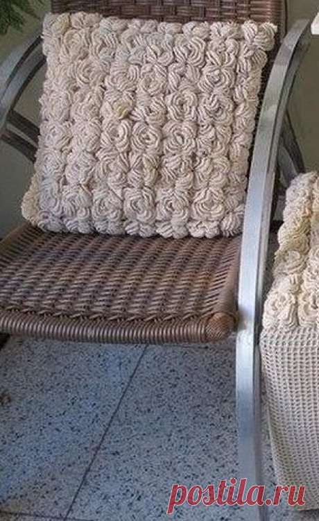 Узор Розы крючком