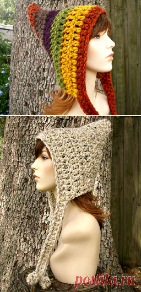 Ravelry: The Crochet Подпись Pixie Hat шаблон Дианой Serviss