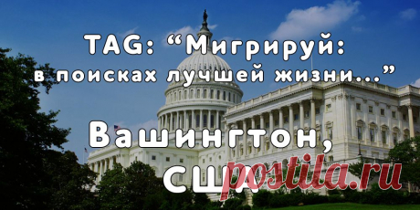 TAG: «Мигрируй в поисках лучшей жизни» в г. Вашингтон, США - Мигрируй