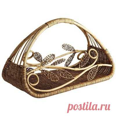 Leaf Scroll Basket