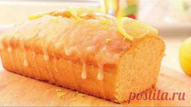 Постный ЛИМОННЫЙ КЕКС 🍋Влажный и пористый!Быстро, доступно, легко!Без яиц и молочки!
