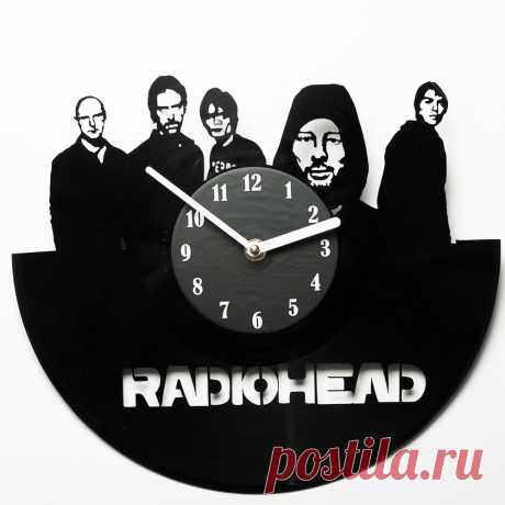 Виниловые часы  Radiohead  Виниловые часы  Radiohead  - купить в интернет-магазине подарков Superpupers. Описание, характеристики, лучшая цена. Доставка в Киев, Харьков, по Украине.