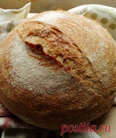 Цельнозерновой хлеб на закваске - Sourdough Whole Wheat Bread