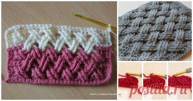 Double Treble Left Cross Crochet Cable - PRETTY IDEAS If your hobby is crochet you will have lovely stitch of course in which you love to crochet your blankets, clothes and etc. We here today have another beautiful and attractive crochet stitch which one may get your favorite one. Look at these pictures and think how many beautiful think can you crochet with this stitch. You can make Blankets for your bedroom, you can crochet sweaters for whole family, accessories like hat...