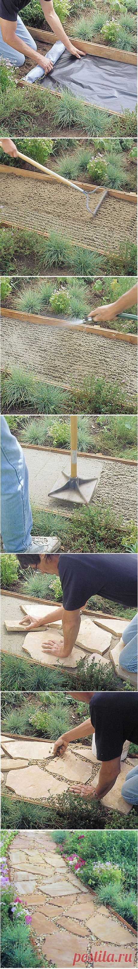 DIY Flagstone Path Tutorial