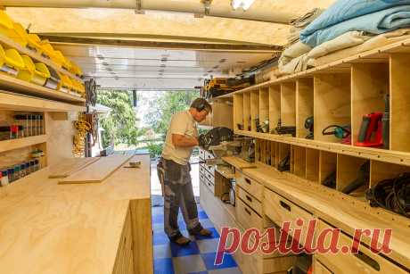 Woodshop on Wheels: Ron Paulk on the Design of His Mobile Woodshop, Part 1 - Core77