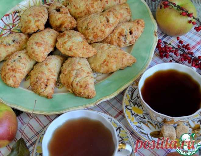 Сырные пирожки с яблоками – кулинарный рецепт