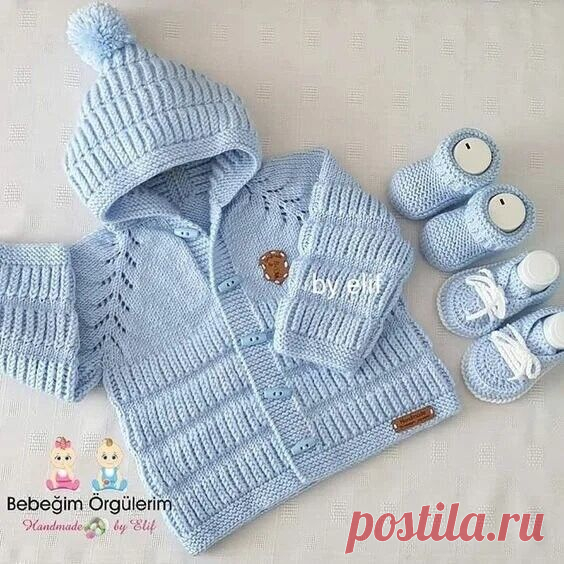 Очень простой, красивый и объемный узор спицами