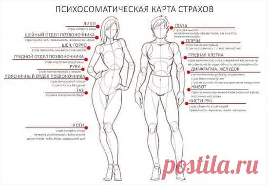 Телесная карта страхов. «Наше тело помнит все»