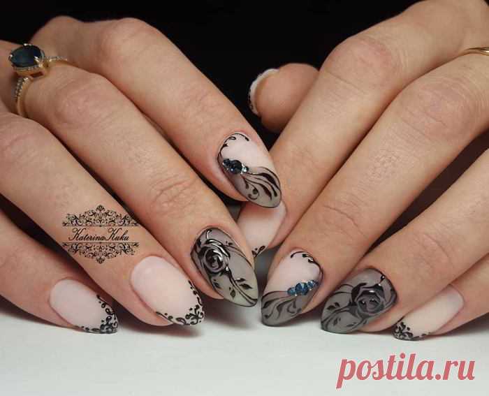 Trinta idéias legais manicure em diferentes estilos - O mundo da interessante