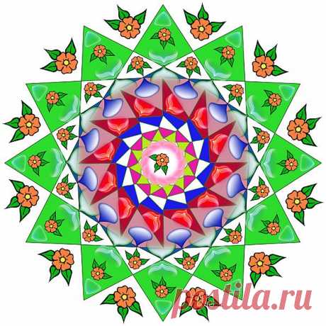 Digital Mandala  Free Stock Photo HD - Public Domain Pictures