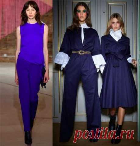 Модные цвета в одежде 2018-2019