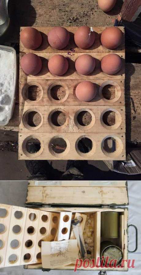 &quot;Хозяйке на заметку. Куриные яйца хорошо хранить/переносить в таре от ручных гранат РГД-5.&quot;