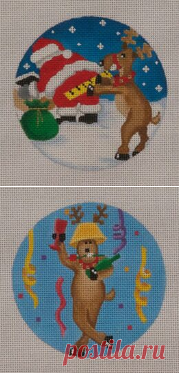 Diseños de bordado navideño, Lienzos bordados, Diseños navideños | Reno, Adornos, Muñecos De Nieve, Galletas, Árboles De Navidad, Corazones